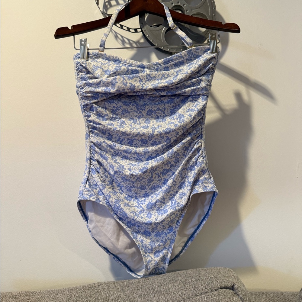 Target Blue Floral Women's One Piece Swimsuit